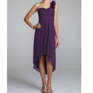 Plum David’s Bridal dress